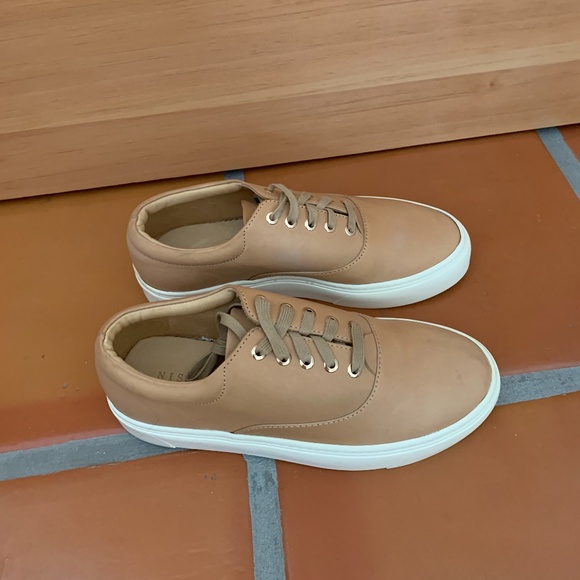 Nisolo Elayna Sneaker Natural Vachetta 6.5 New - Picture 5 of 5